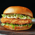 Crispy Chicken Caesar Sandwich Delight