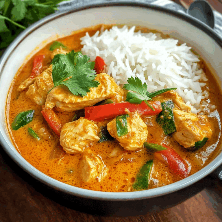 Easy Thai Red Curry with Chicken