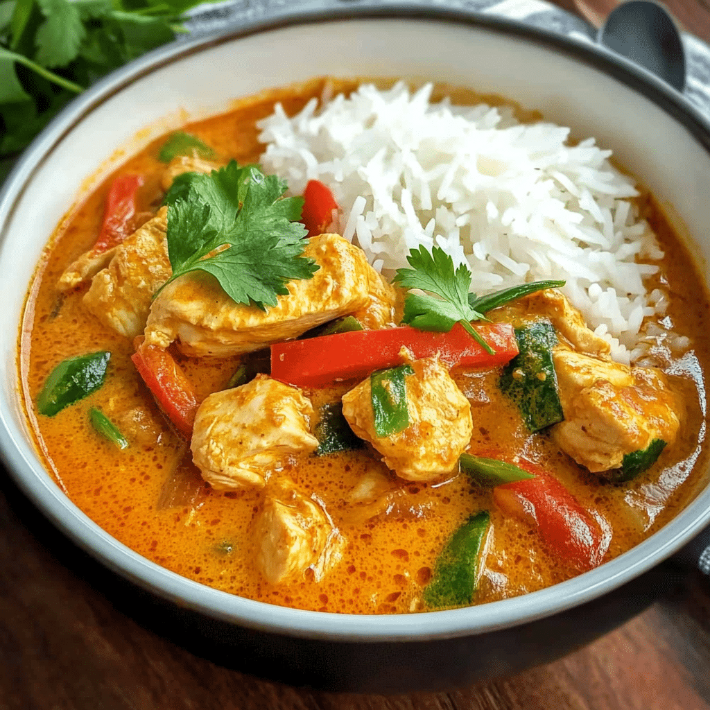 Easy Thai Red Curry with Chicken
