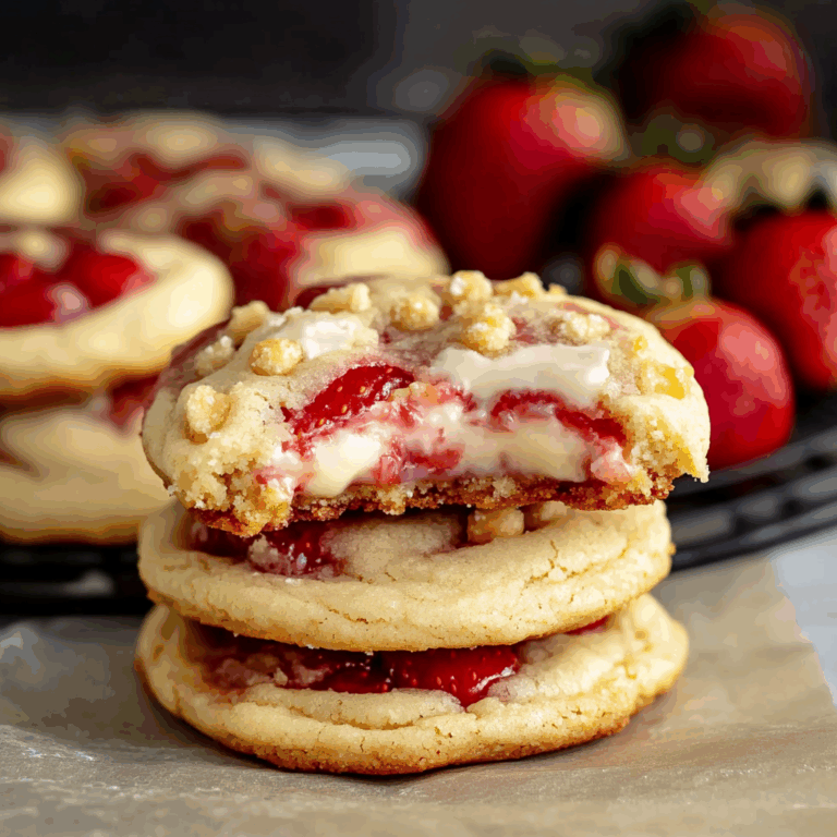 Irresistible Strawberry Cheesecake Cookies