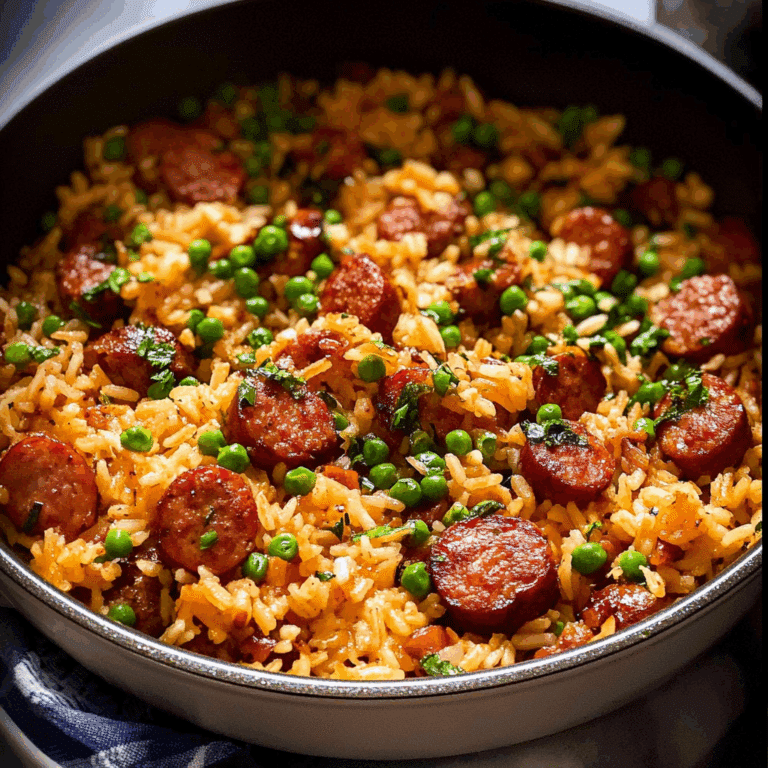 One-Pot Smoked Sausage and Rice Dinner