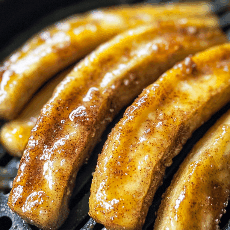 Quick Air Fryer Cinnamon Bananas