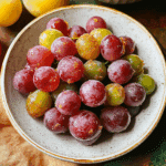 Refreshing Frozen Tajin Grapes