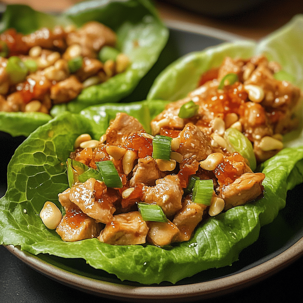 asy Chicken Lettuce Wraps