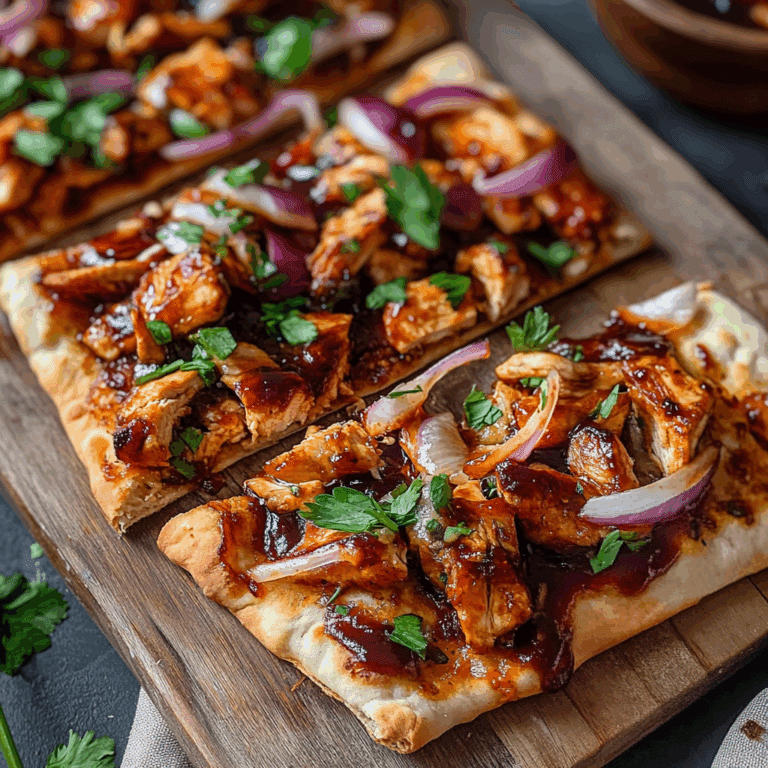 BBQ Chicken Flatbreads