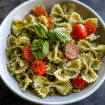 Bow Tie Pasta Salad with Pesto
