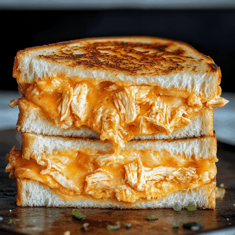 Buffalo Chicken Grilled Cheese