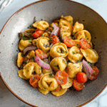Cheese Tortellini with Veggies