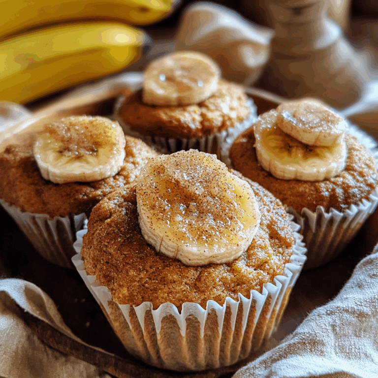 Cinnamon Banana Bread Muffins