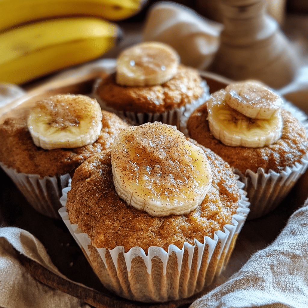 Cinnamon Banana Bread Muffins