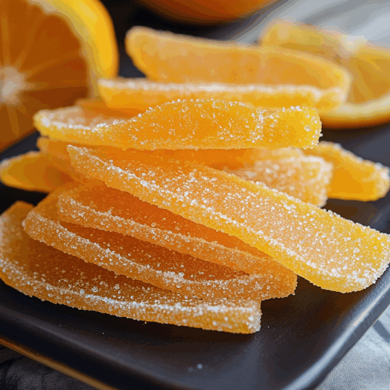 Citrus Candy with Fresh Orange Zest
