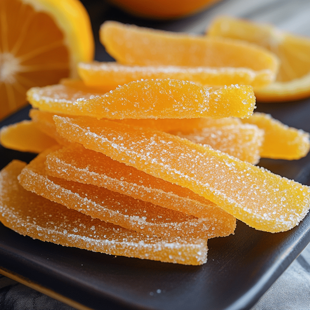 Citrus Candy with Fresh Orange Zest
