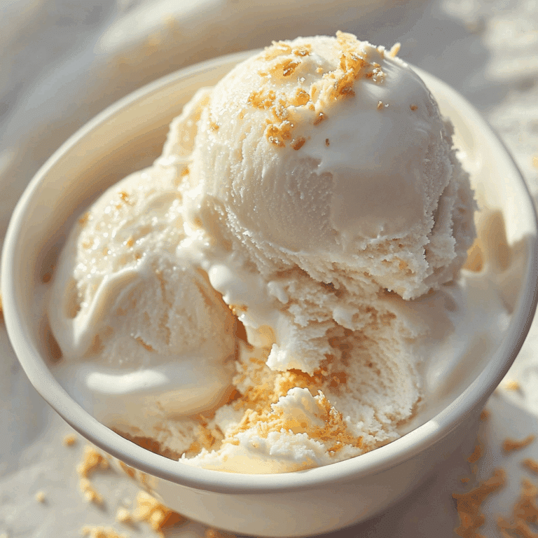 Coconut Milk Ice Cream