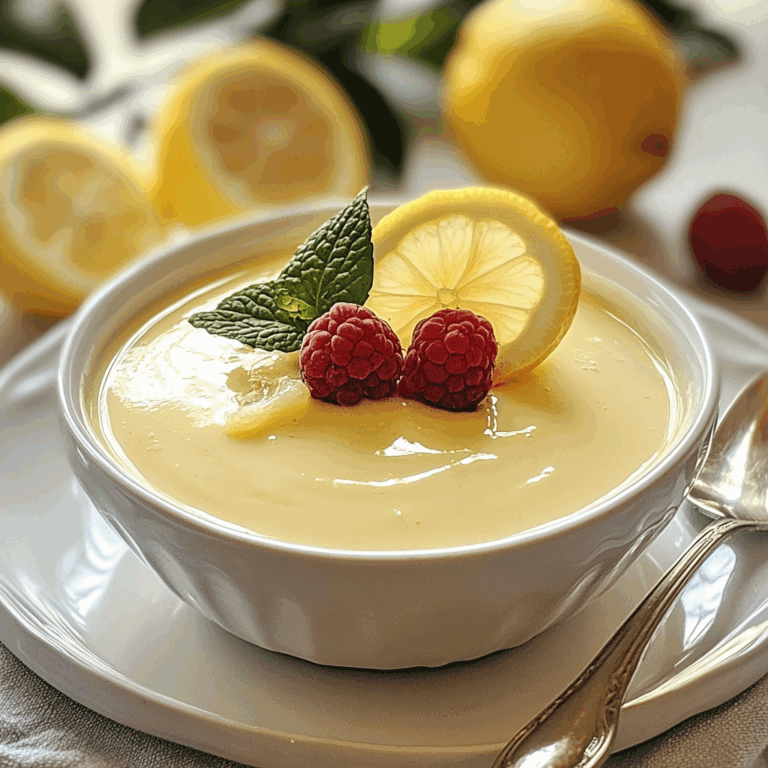 Creamy Lemon Posset