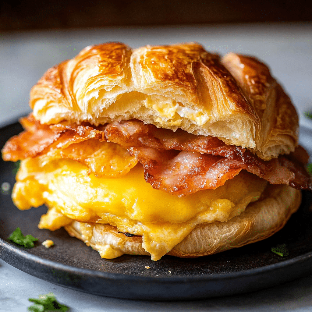 Croissant Breakfast Sandwiches
