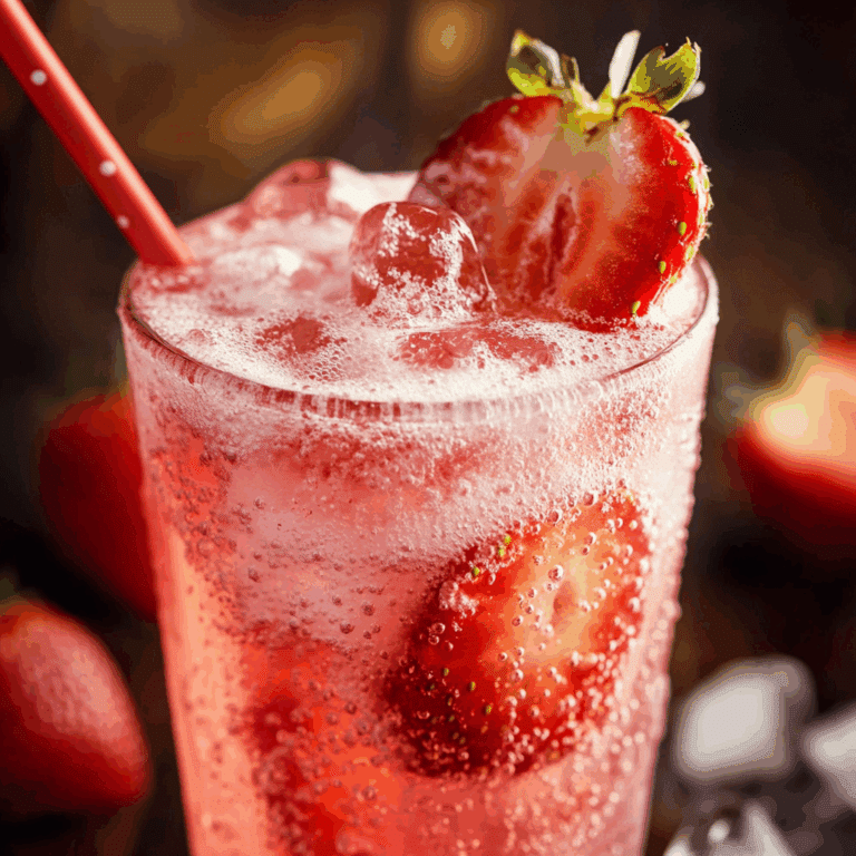 Dirty Strawberry Soda