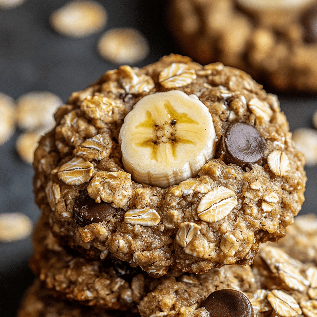 Easy Banana Oatmeal Cookies