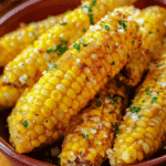 Easy BBQ Corn Ribs with Garlic Butter
