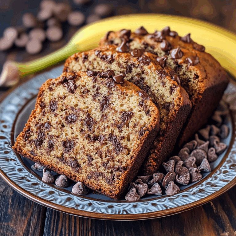 Easy Chocolate Chip Banana Bread