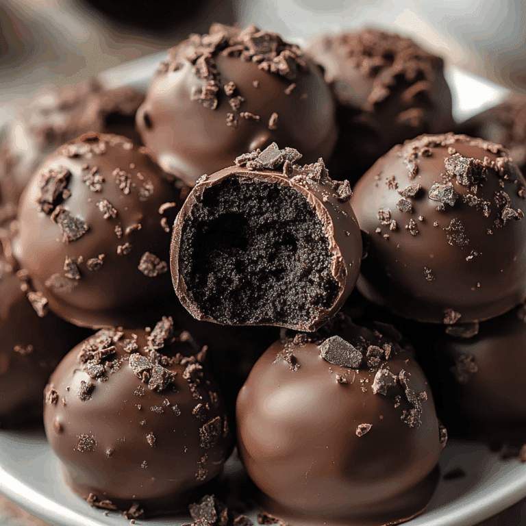 Easy Oreo Truffles with Chocolate Coating