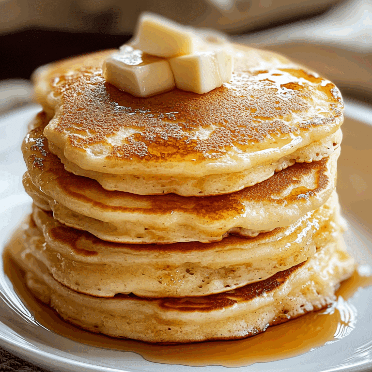 Fluffiest Homemade Pancakes Ever