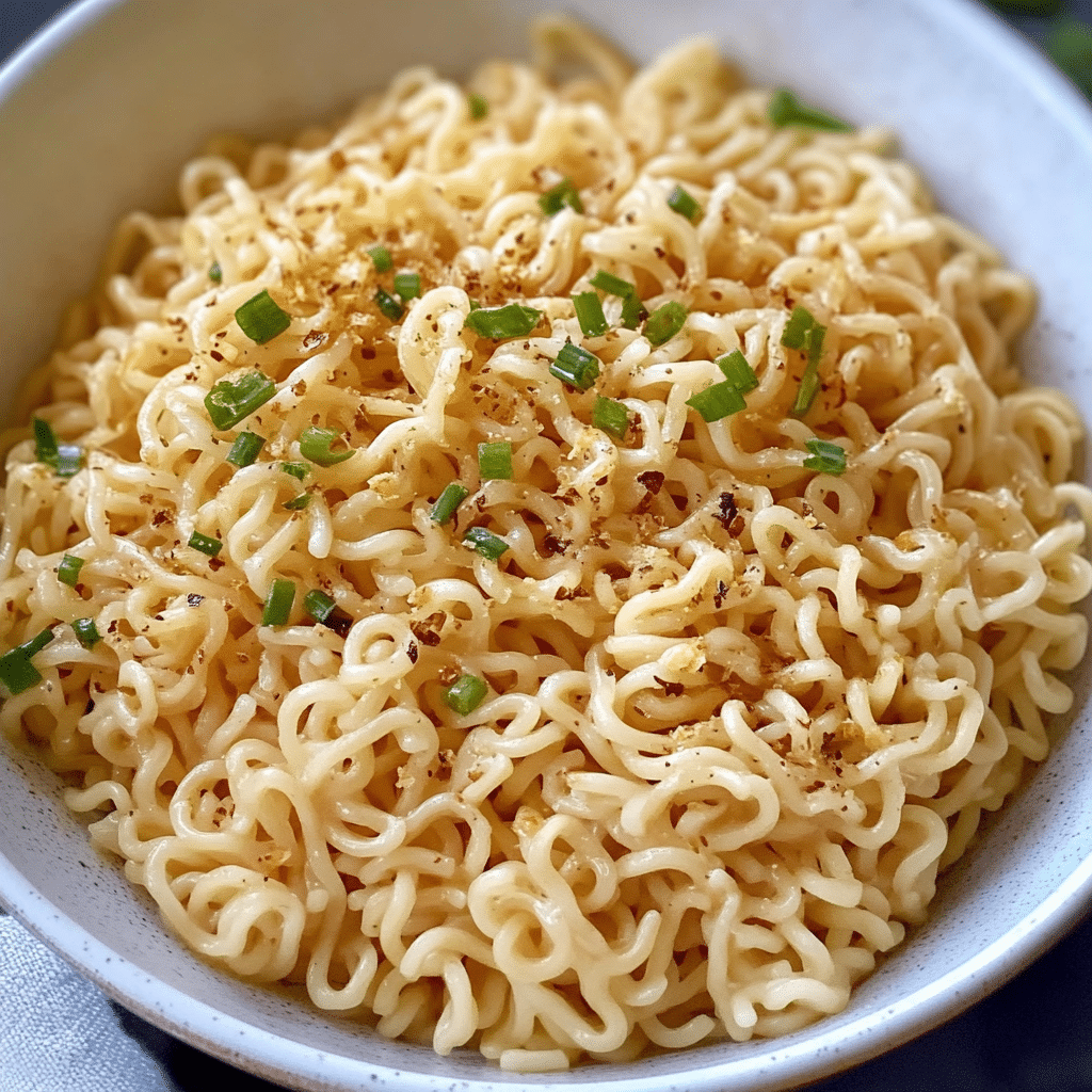 Garlic Butter Ramen Noodles