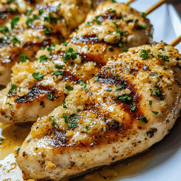 Garlic Parmesan Grilled Chicken