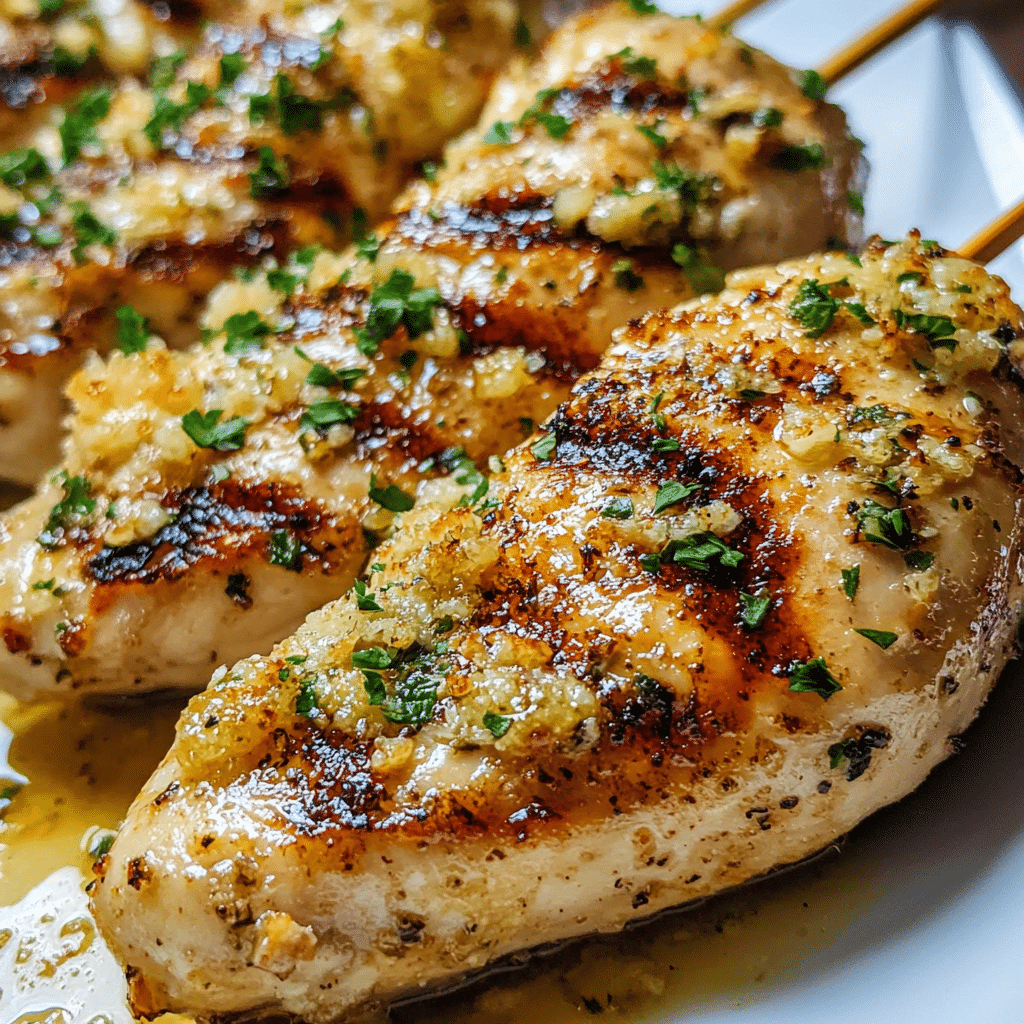 Garlic Parmesan Grilled Chicken