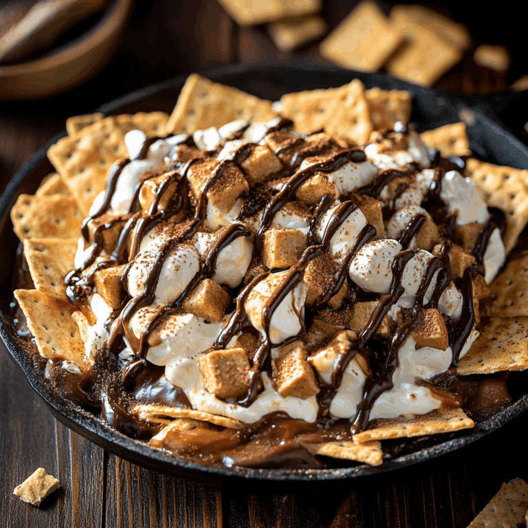 Gooey S'mores Nachos