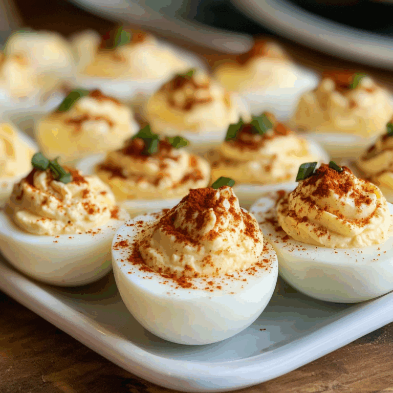 Million Dollar Deviled Eggs