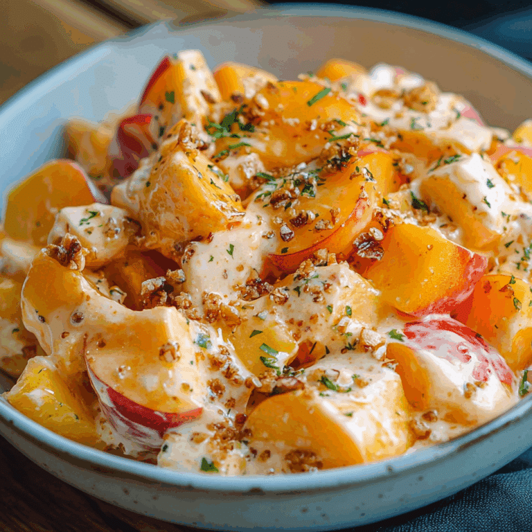 Millionaire Peach Salad