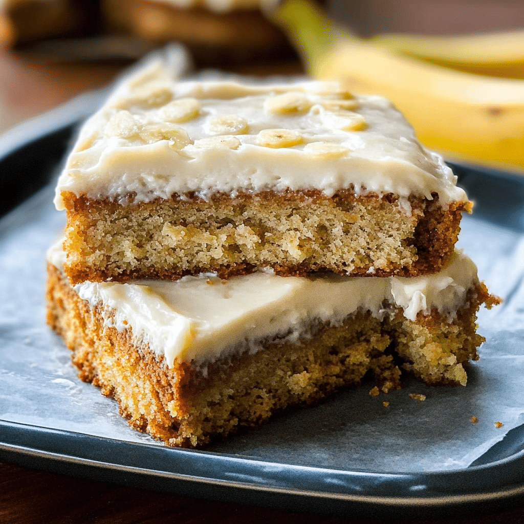 Moist Banana Cake with Cream Cheese Frosting