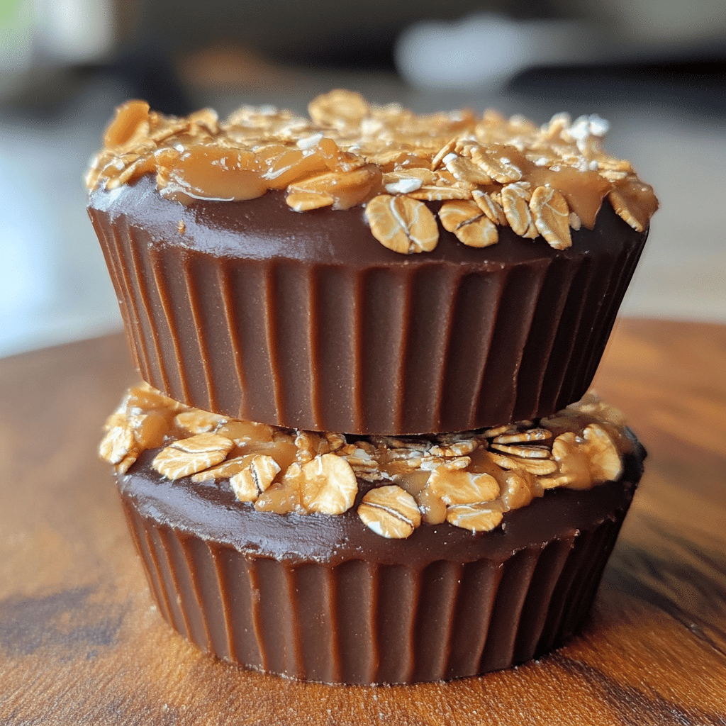 No Bake Peanut Butter Oat Cups