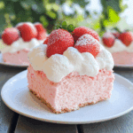 No-Bake Strawberry Cloud Cake