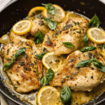 One-Pan Lemon Basil Chicken Dinner