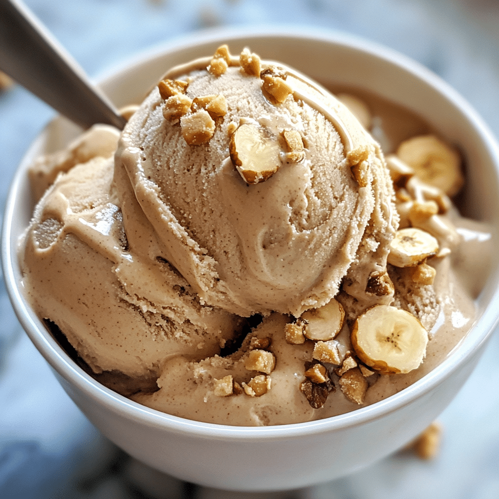 Peanut Butter Banana Ice Cream