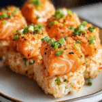 Salmon Crispy Rice Bites