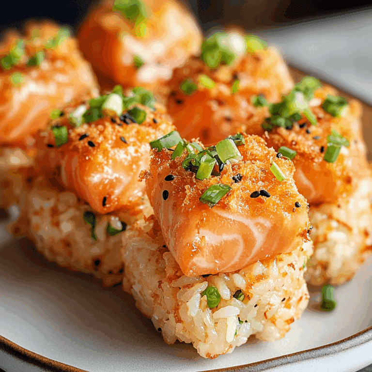Salmon Crispy Rice Bites