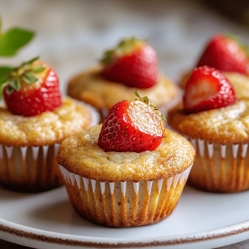 Strawberry Banana Mini Muffins