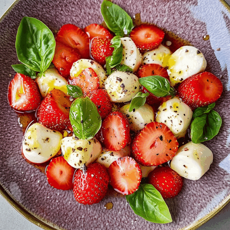 Strawberry Caprese Salad