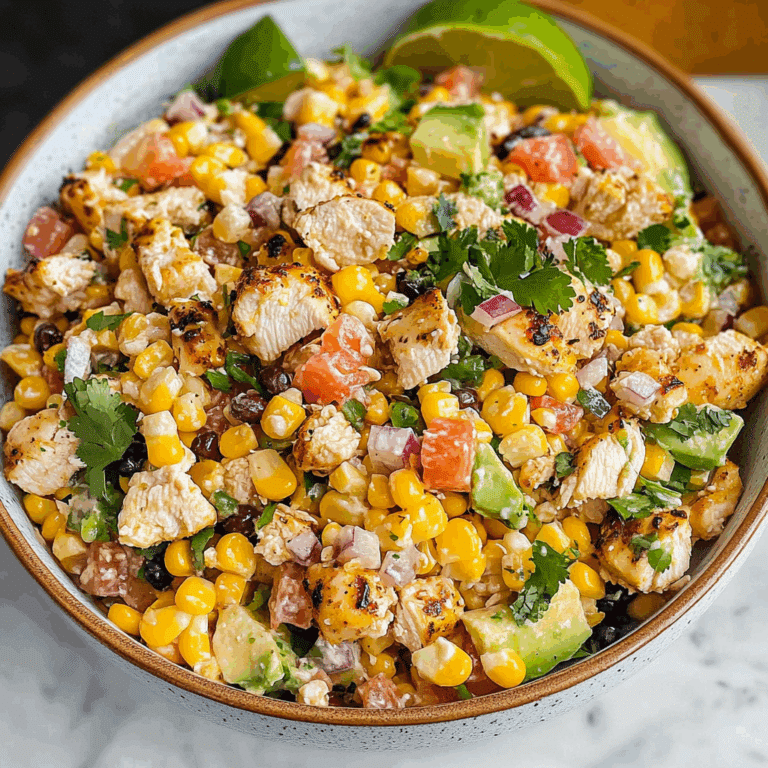 Street Corn Chicken Salad