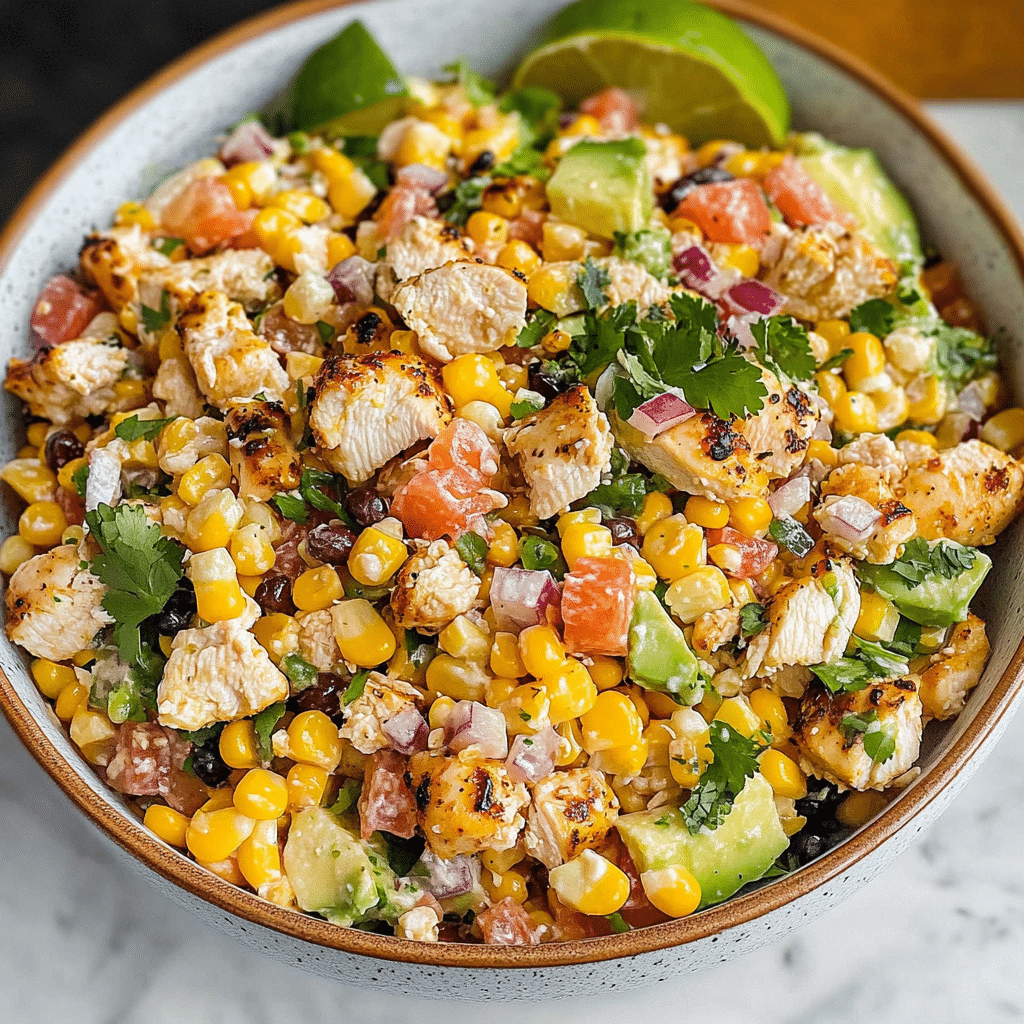 Street Corn Chicken Salad