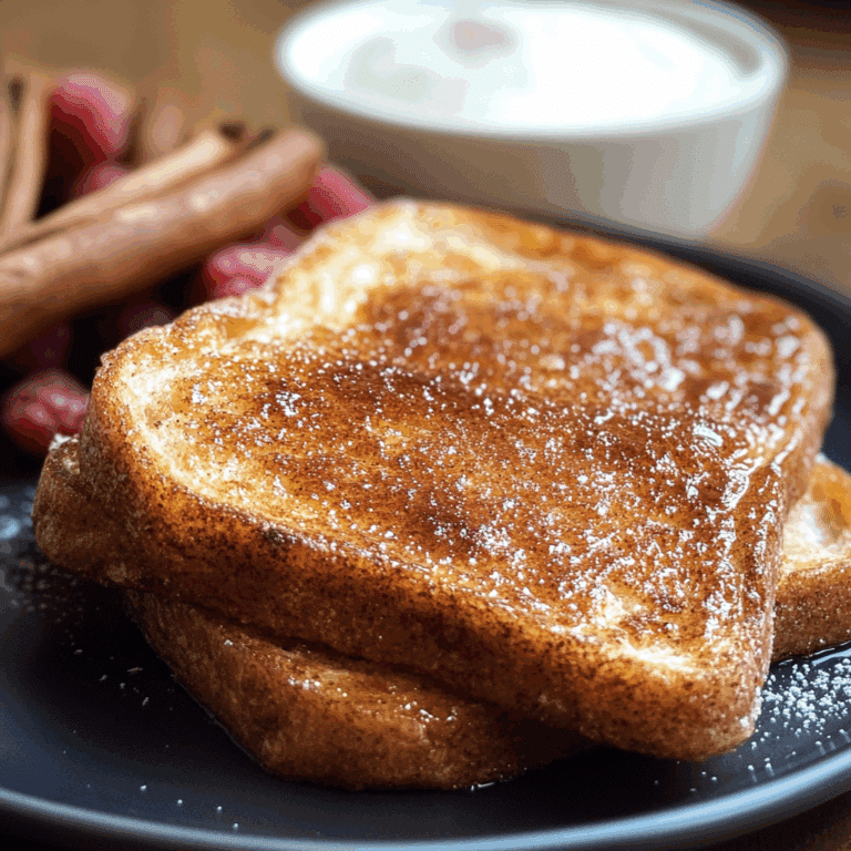 Sweet & Crunchy Cinnamon Toast