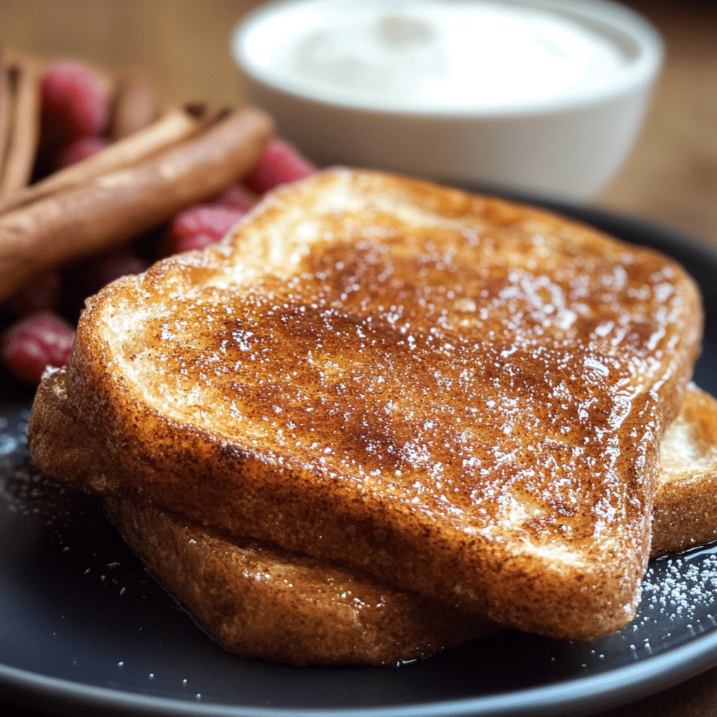 Sweet & Crunchy Cinnamon Toast