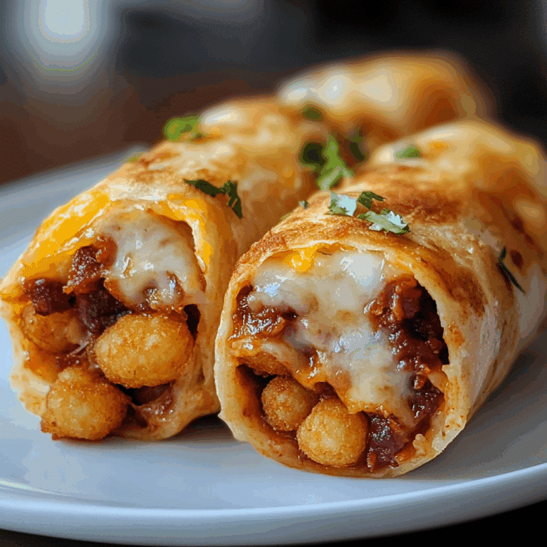 Tater Tot Burritos