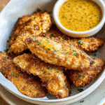 Air Fryer Chicken Tenders & Honey Mustard Dip