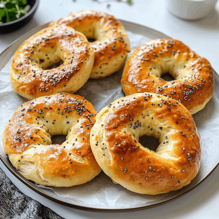 Air Fryer Protein Bagels
