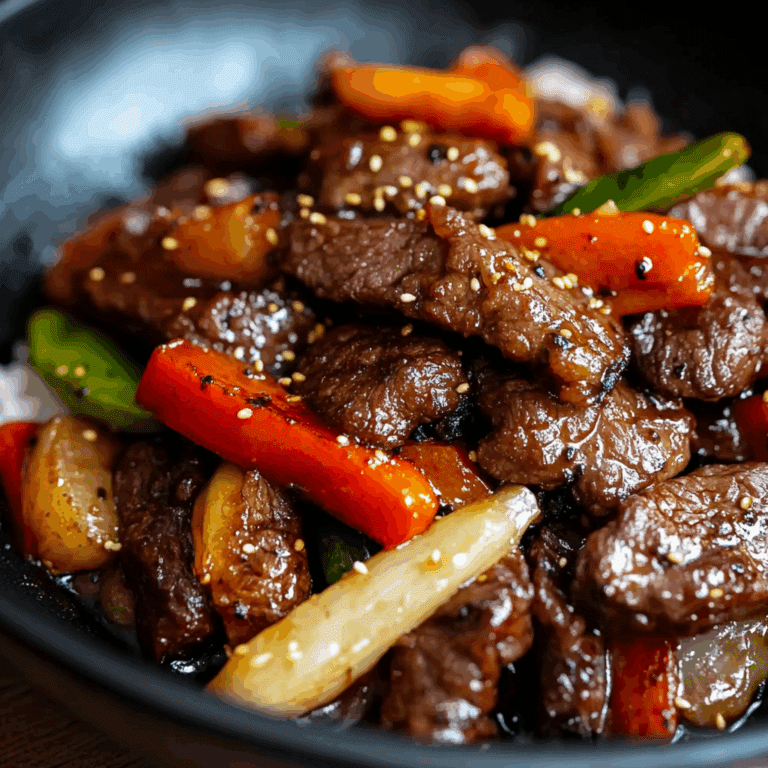 Black Pepper Beef Stir-Fry