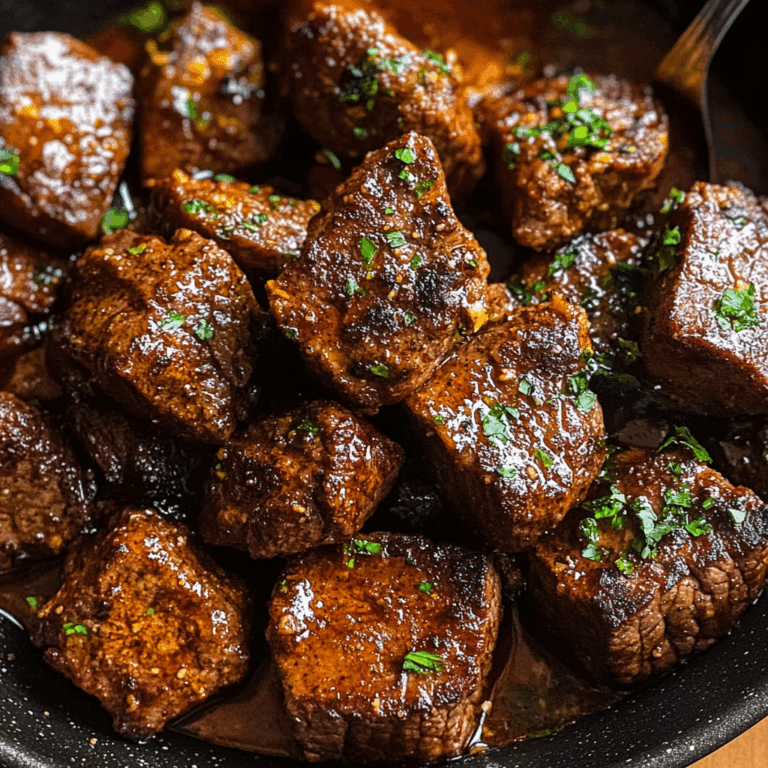 Cajun Garlic Butter Steak Bites
