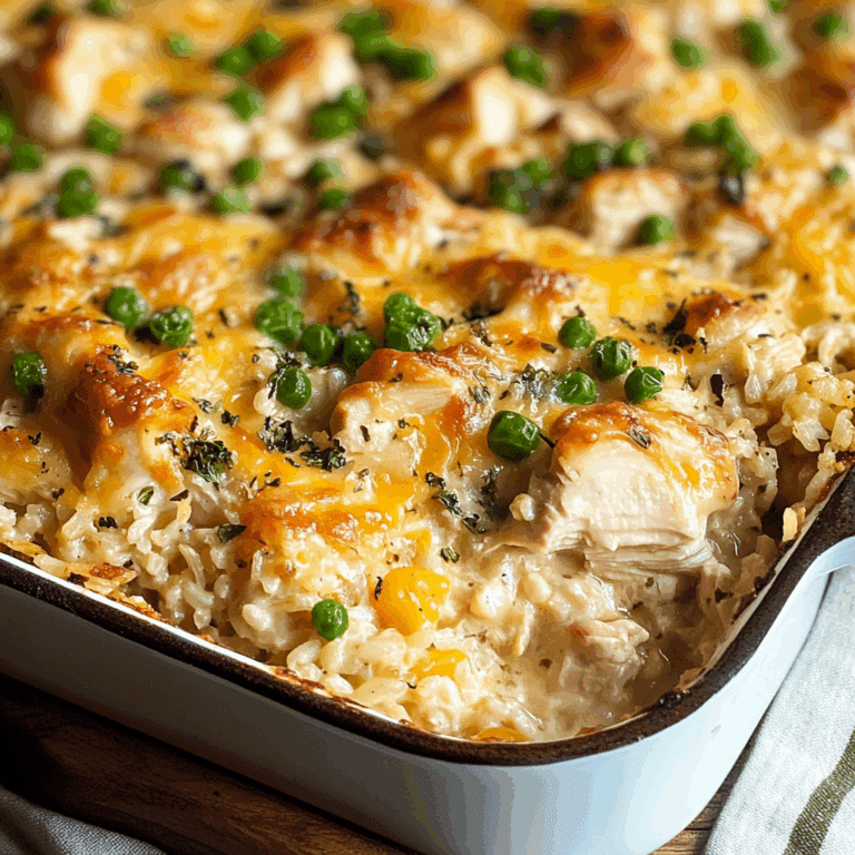 Chicken and Rice Casserole Bake